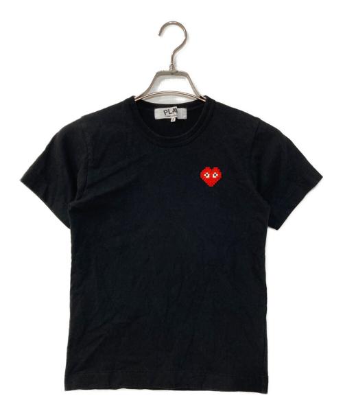 PLAY COMME des GARCONS（プレイコムデギャルソン）PLAY COMME des GARCONS (プレイコムデギャルソン) ハートロゴTee ブラック サイズ:Sの古着・服飾アイテム