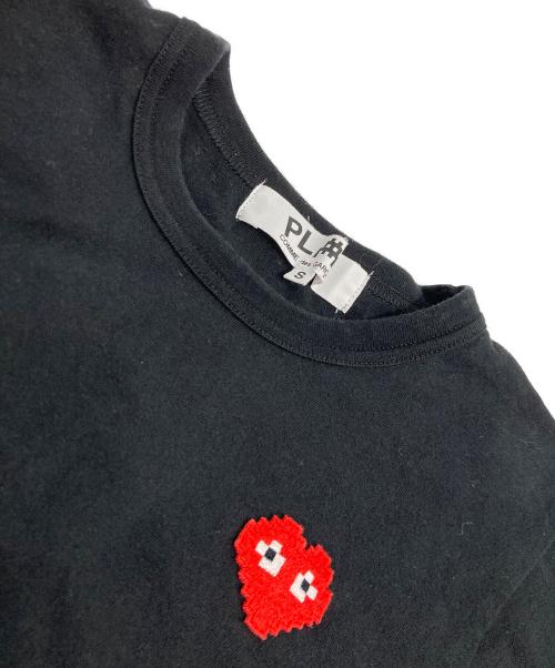 PLAY COMME des GARCONS（プレイコムデギャルソン）PLAY COMME des GARCONS (プレイコムデギャルソン) ハートロゴTee ブラック サイズ:Sの古着・服飾アイテム