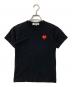 PLAY COMME des GARCONS（プレイコムデギャルソン）の古着「ハートロゴTee」｜ブラック