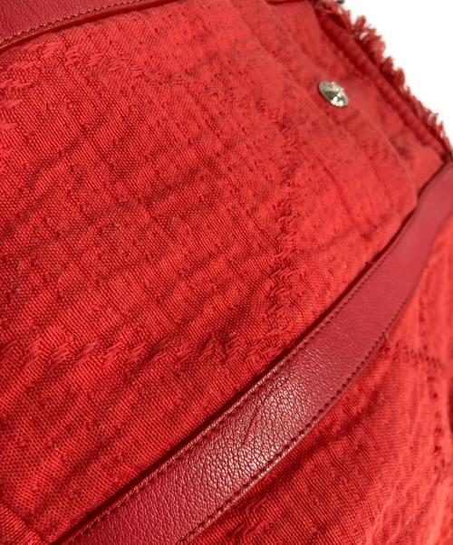 CHANEL（シャネル）CHANEL (シャネル) 2WAYチェーン ラージ ショッピングバッグ レッドの古着・服飾アイテム