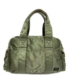 PORTER（ポーター）の古着「TANKER BOSTON BAG タンカー」｜グリーン