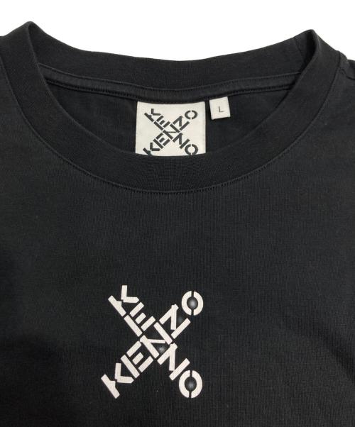 KENZO（ケンゾー）KENZO (ケンゾー) X Logo T-Shirt ロゴTシャツ ブラック サイズ:Lの古着・服飾アイテム