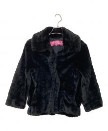 COMME des GARCONS JUNYA WATANABE MAN（コム デ ギャルソン ジュンヤ ワタナベ マン）の古着「フェイクファーフックジャケット」｜ブラック