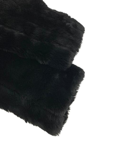 COMME des GARCONS JUNYA WATANABE MAN（コム デ ギャルソン ジュンヤ ワタナベ マン）COMME des GARCONS JUNYA WATANABE MAN (コム デ ギャルソン ジュンヤ ワタナベ マン) フェイクファーフックジャケット ブラック サイズ:Sの古着・服飾アイテム
