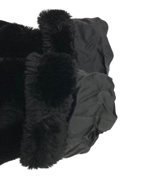 COMME des GARCONS JUNYA WATANABE MAN（コム デ ギャルソン ジュンヤ ワタナベ マン）COMME des GARCONS JUNYA WATANABE MAN (コム デ ギャルソン ジュンヤ ワタナベ マン) フェイクファーフックジャケット ブラック サイズ:Sの古着・服飾アイテム