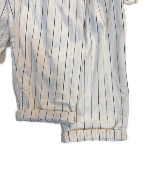 POLO RALPH LAUREN（ポロ・ラルフローレン）POLO RALPH LAUREN (ポロ・ラルフローレン) ストライプスイングトップ ホワイト サイズ:Lの古着・服飾アイテム