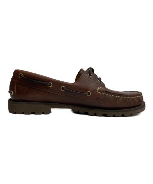 PARABOOT（パラブーツ）PARABOOT (パラブーツ) デッキシューズ ブラウン サイズ:6の古着・服飾アイテム