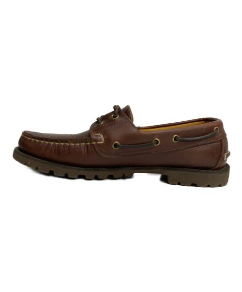 PARABOOT（パラブーツ）PARABOOT (パラブーツ) デッキシューズ ブラウン サイズ:6の古着・服飾アイテム