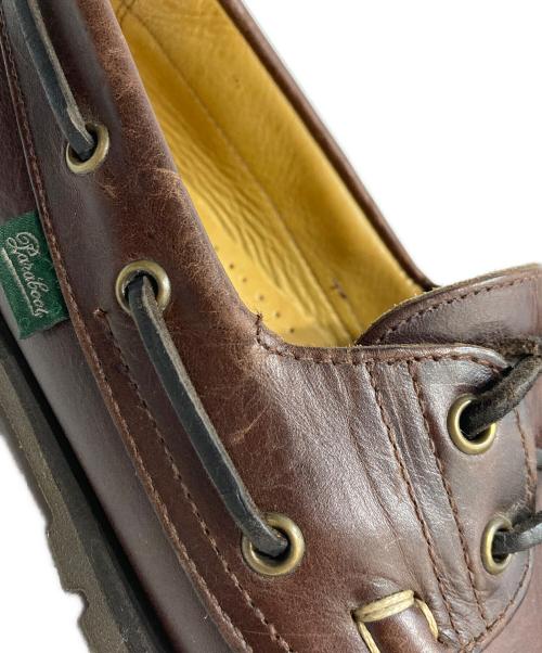 PARABOOT（パラブーツ）PARABOOT (パラブーツ) デッキシューズ ブラウン サイズ:6の古着・服飾アイテム