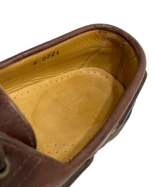 PARABOOT（パラブーツ）PARABOOT (パラブーツ) デッキシューズ ブラウン サイズ:6の古着・服飾アイテム