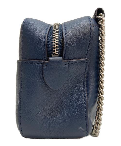 J&M DAVIDSON（ジェイ＆エム デヴィッドソン）J&M DAVIDSON (ジェイ＆エム デヴィッドソン) CHAIN PEBBLE MINI ミニ ペブル ネイビーの古着・服飾アイテム
