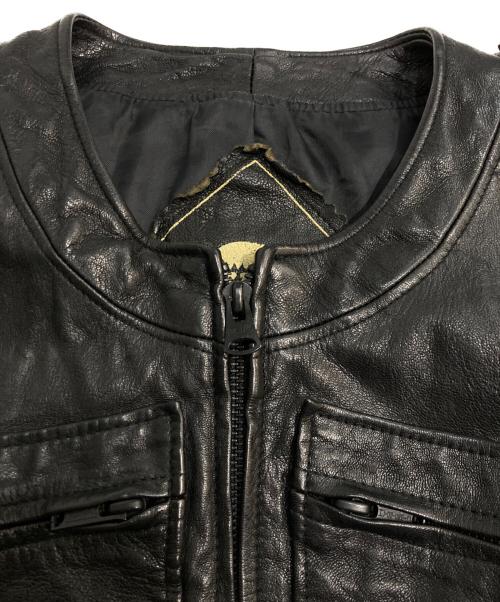 Hysteric Glamour（ヒステリックグラマー）Hysteric Glamour (ヒステリックグラマー) シープスキンレザージャケット ブラック サイズ:FREEの古着・服飾アイテム