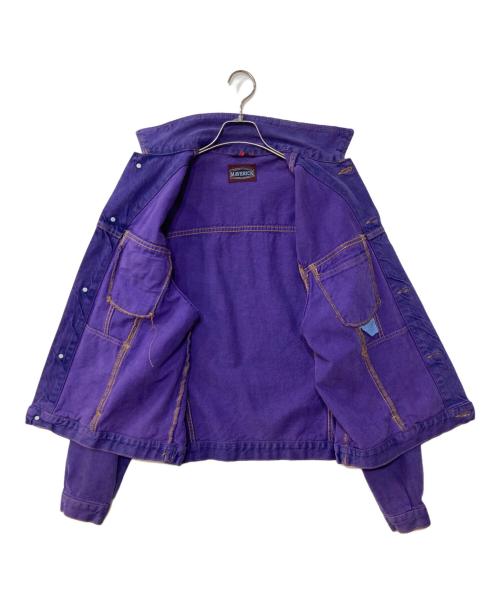 MAVERICK（マーベリック）MAVERICK (マーベリック) デニムジャケット パープル サイズ:Mの古着・服飾アイテム