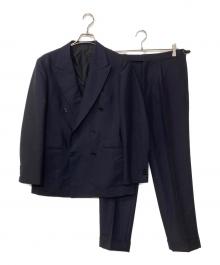 SOVEREIGN（ソブリン）の古着「ウールモヘヤダブルスーツ　WOOL MOHAIR DOUBLE SUITS 1123-161-5089」｜ネイビー