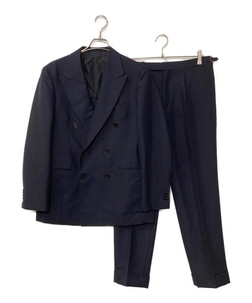 SOVEREIGN（ソブリン）SOVEREIGN (ソブリン) ウールモヘヤダブルスーツ　WOOL MOHAIR DOUBLE SUITS 1123-161-5089 ネイビー サイズ:48の古着・服飾アイテム