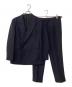 SOVEREIGN（ソブリン）の古着「ウールモヘヤダブルスーツ　WOOL MOHAIR DOUBLE SUITS 1123-161-5089」｜ネイビー