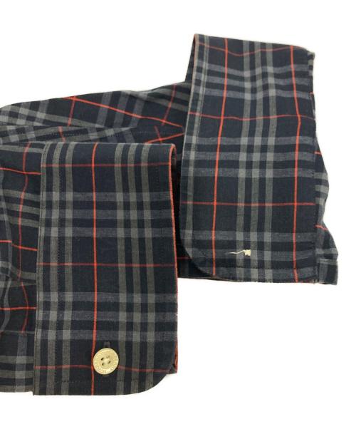 BURBERRY LONDON（バーバリーロンドン）BURBERRY LONDON (バーバリーロンドン) ノバチェックシャツ ネイビー サイズ:Lの古着・服飾アイテム