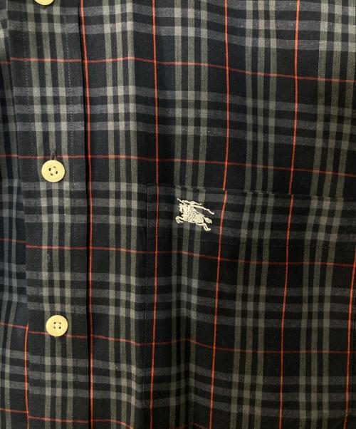 BURBERRY LONDON（バーバリーロンドン）BURBERRY LONDON (バーバリーロンドン) ノバチェックシャツ ネイビー サイズ:Lの古着・服飾アイテム