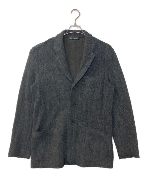 ISSEY MIYAKE（イッセイミヤケ）ISSEY MIYAKE (イッセイミヤケ) ツイード3Bジャケット グレー サイズ:2の古着・服飾アイテム