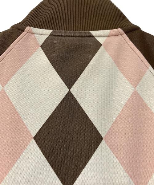 FRED PERRY（フレッドペリー）FRED PERRY (フレッドペリー) アーガイルトラックジャケット ピンク サイズ:Sの古着・服飾アイテム