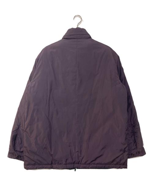 ARMANI COLLEZIONI（アルマーニ コレツィオーニ）ARMANI COLLEZIONI (アルマーニ コレツィオーニ) リバーシブルパデットジャケット パープル サイズ:52の古着・服飾アイテム