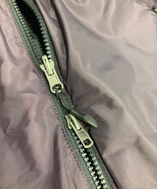 ARMANI COLLEZIONI（アルマーニ コレツィオーニ）ARMANI COLLEZIONI (アルマーニ コレツィオーニ) リバーシブルパデットジャケット パープル サイズ:52の古着・服飾アイテム