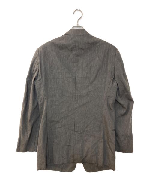ARMANI COLLEZIONI（アルマーニ コレツィオーニ）ARMANI COLLEZIONI (アルマーニ コレツィオーニ) 2Bストライプスーツ グレー サイズ:48の古着・服飾アイテム