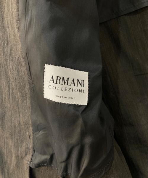 ARMANI COLLEZIONI（アルマーニ コレツィオーニ）ARMANI COLLEZIONI (アルマーニ コレツィオーニ) 2Bストライプスーツ グレー サイズ:48の古着・服飾アイテム