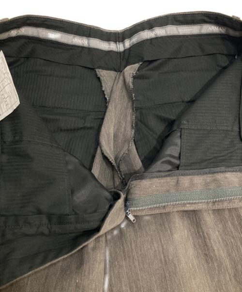 ARMANI COLLEZIONI（アルマーニ コレツィオーニ）ARMANI COLLEZIONI (アルマーニ コレツィオーニ) 2Bストライプスーツ グレー サイズ:48の古着・服飾アイテム