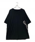 GROUND Yグラウンドワイ）の古着「GY Logo Jumbo Graphic T ロゴグラフィックTEE」｜ブラック