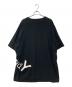 GROUND Y (グラウンドワイ) GY Logo Jumbo Graphic T ロゴグラフィックTEE ブラック サイズ:3：6000円