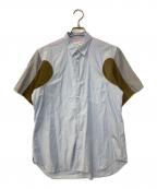 COMME des GARCONS SHIRTコムデギャルソンシャツ）の古着「スイッチングS/Sシャツ」｜ブルー