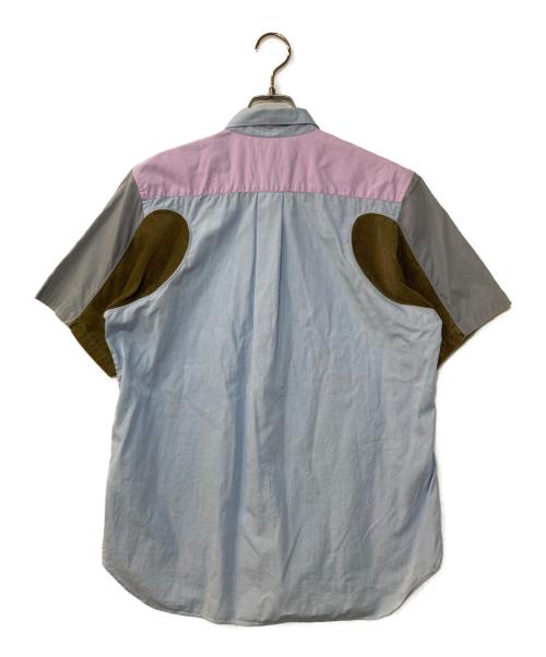 COMME des GARCONS SHIRT（コムデギャルソンシャツ）COMME des GARCONS SHIRT (コムデギャルソンシャツ) スイッチングS/Sシャツ ブルー サイズ:Ｍの古着・服飾アイテム