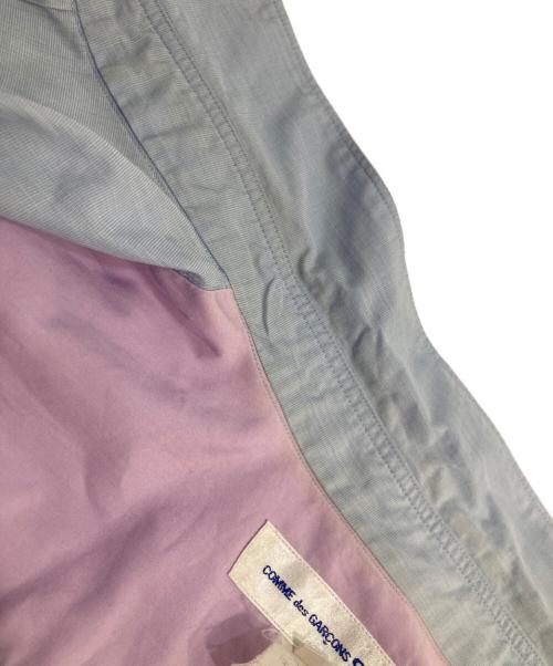 COMME des GARCONS SHIRT（コムデギャルソンシャツ）COMME des GARCONS SHIRT (コムデギャルソンシャツ) スイッチングS/Sシャツ ブルー サイズ:Ｍの古着・服飾アイテム