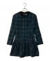 Her lip to（ハーリップトゥ）の古着「Laperouse Mini Dress」｜グリーン