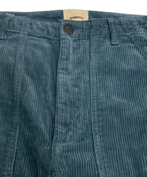 SHISHIKUI（シシクイ）SHISHIKUI (シシクイ) CORDUROY BAKER PANTS ネイビー サイズ:34の古着・服飾アイテム