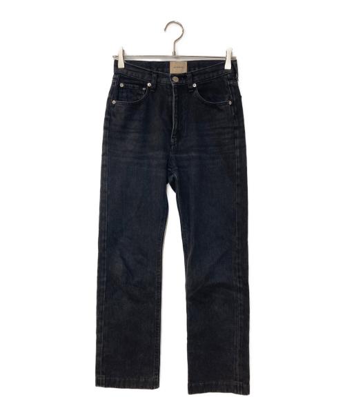 THE SHISHIKUI（シシクイ）THE SHISHIKUI (シシクイ) ブラックデニムパンツ ブラック サイズ:24の古着・服飾アイテム