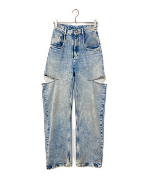 Maison Margiela（メゾンマルジェラ）Maison Margiela (メゾンマルジェラ) SLASH DETAIL DENIM PANTS デニムジーンズ スラッシュディテール インディゴ サイズ:38の古着・服飾アイテム