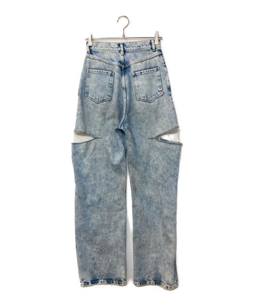 Maison Margiela（メゾンマルジェラ）Maison Margiela (メゾンマルジェラ) SLASH DETAIL DENIM PANTS デニムジーンズ スラッシュディテール インディゴ サイズ:38の古着・服飾アイテム