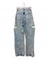Maison Margiela (メゾンマルジェラ) SLASH DETAIL DENIM PANTS デニムジーンズ スラッシュディテール インディゴ サイズ:38：45000円