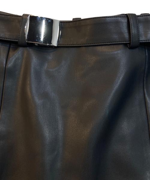 TOGA TOO（トーガ・トゥ）TOGA TOO (トーガ・トゥ) Leather mesh skirt ブラック サイズ:Ｍの古着・服飾アイテム