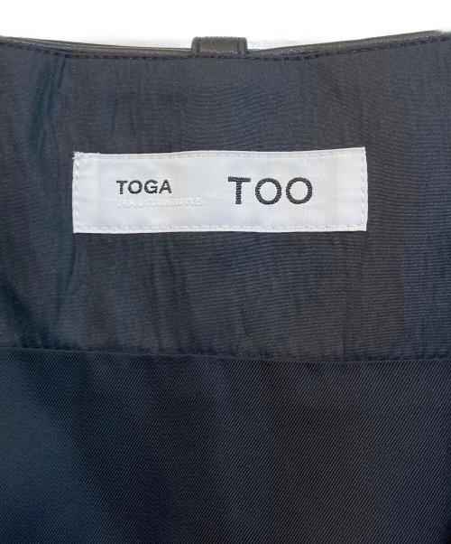TOGA TOO（トーガ・トゥ）TOGA TOO (トーガ・トゥ) Leather mesh skirt ブラック サイズ:Ｍの古着・服飾アイテム