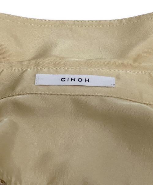 CINOH（チノ）CINOH (チノ) メッシュシアーシャツ ベージュ サイズ:38の古着・服飾アイテム
