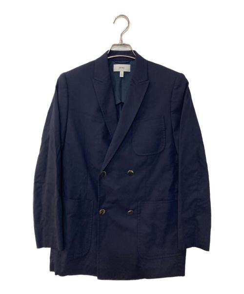 HYKE（ハイク）HYKE (ハイク) サイドベンツダブルブレザージャケット ネイビー サイズ:2の古着・服飾アイテム