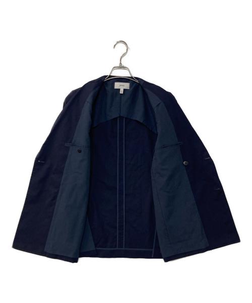 HYKE（ハイク）HYKE (ハイク) サイドベンツダブルブレザージャケット ネイビー サイズ:2の古着・服飾アイテム