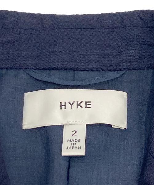 HYKE（ハイク）HYKE (ハイク) サイドベンツダブルブレザージャケット ネイビー サイズ:2の古着・服飾アイテム