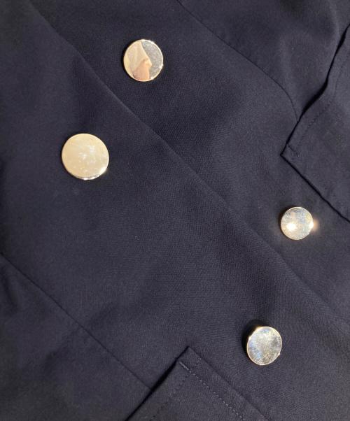 HYKE（ハイク）HYKE (ハイク) サイドベンツダブルブレザージャケット ネイビー サイズ:2の古着・服飾アイテム