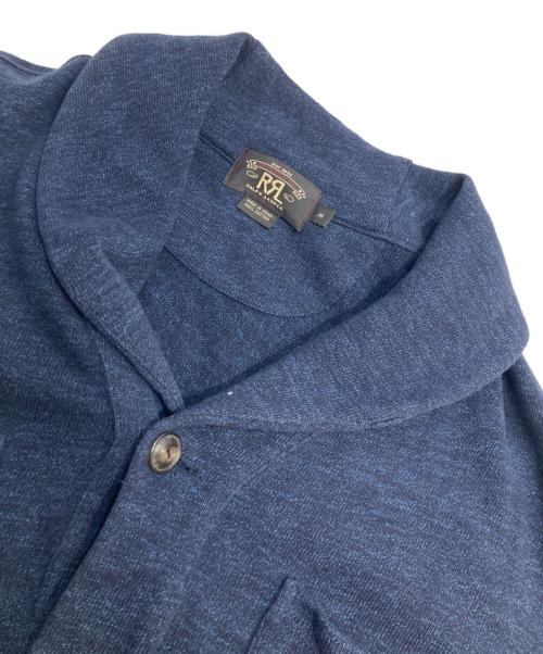 RRL（ダブルアールエル）RRL (ダブルアールエル) コットン ショールカラーカーディガン RRL ネイビー サイズ:Mの古着・服飾アイテム