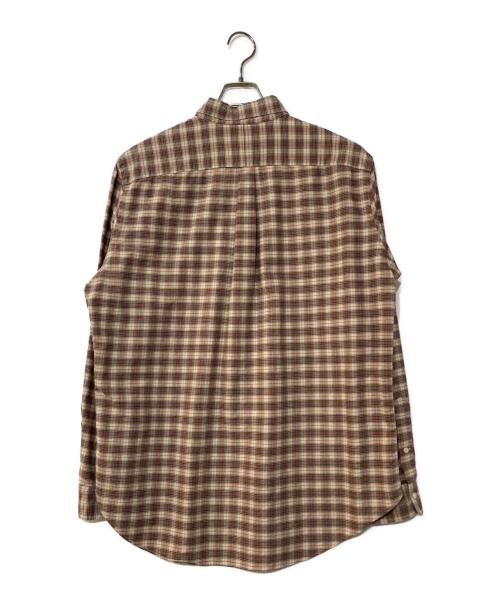 RALPH LAUREN（ラルフローレン）RALPH LAUREN (ラルフローレン) ボタンダウンチェックシャツ ブラウン サイズ:Lの古着・服飾アイテム