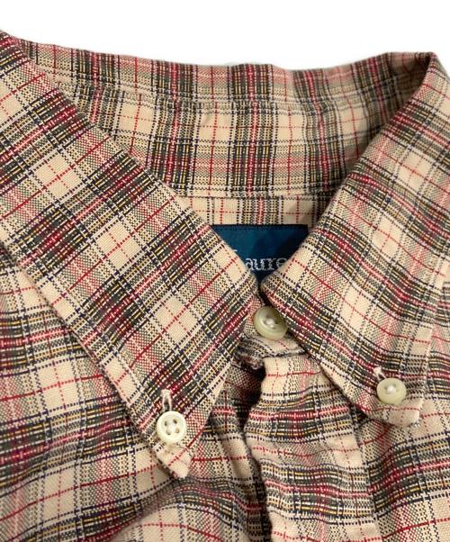 RALPH LAUREN（ラルフローレン）RALPH LAUREN (ラルフローレン) ボタンダウンチェックシャツ ブラウン サイズ:Lの古着・服飾アイテム